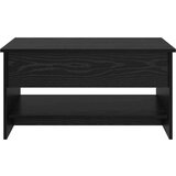 vidaXL Klubska miza Črni hrast 80 x 50.5 x 41.5 cm Konstruiran les | Shoptok.si