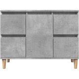  Ormarić za umivaonik siva boja betona 80 x 33 x 60 cm drveni | Shoptok.si