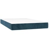  box spring s madracem LED tamnoplavi 120x200 cm baršun | shoptok.hr