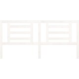  Posteljno vzglavje belo 206x4x100 cm trdna borovina, (20643082) | Shoptok.si
