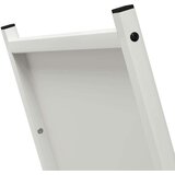 vidaXL stojalo za drva belo 69,5x35x81 cm hladno valjano jeklo | Shoptok.si