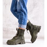 Gemre Green ankle boots with elastic upper Zogba | shoptok.hr