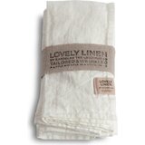 Lovely Linen Serviete - Off-White Cene
