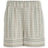 Vila Kratke hlače & Bermuda Senso New Shorts - Birch Embroidery Bež Cene