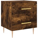  Noćni ormarić boja hrasta 40x35x47,5 cm od konstruiranog drva | shoptok.hr