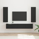  Set TV komoda 3 kom. Crna Cene
