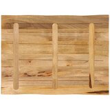 Stolna ploča sa živi rub 90x60x2,5 cm masivno grubo drvo manga | shoptok.hr