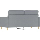  Dvosed svetlo siv 140 cm blago, (20925446) | Shoptok.si