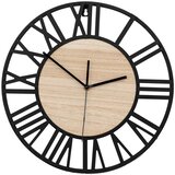 Tutumi Okrugli zidni sat Loft 35 cm metalni/drveni Cijene