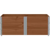 vidaXL Vrtno korito rjavo 150x100 cm trdna borovina | Shoptok.si
