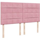  Krevet s oprugama i madracem ružičasti 180x200 cm baršunasti | shoptok.hr