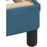  Okvir kreveta s LED svjetlima plavi 90 x 190 cm baršunasti | shoptok.hr