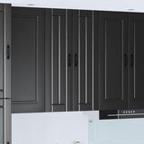  Ormar za Zid Lucca Crna 60 x 31 x 100 cm Konstruirano drvo | shoptok.hr