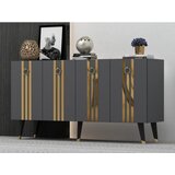 Hanah home komoda isil - anthracite, gold anthracitegold console | ePonuda.com