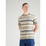 Iriedaily Majica 'Santo' svetlo bež / kaki / črna / bela | Shoptok.si