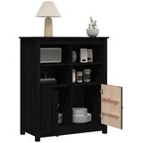  Komoda crna 83 x 41,5 x 100 cm od masivne borovine | shoptok.hr