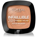 L´Oréal Paris infaillible 24H fresh wear matte bronzer bronzer 9 g odtenek 250 light Cene