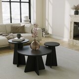 Hanah home Mushroom 3 - Black klubska mizica, (21270137) Cene