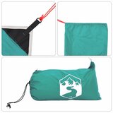 Nadstrešnica za plažu s pješčanim sidrima zelena 214 x 236 cm | shoptok.hr