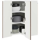 vidaXL Stenska kuhinjska omarica s polico Rjav hrast 57 x 57 x 80 cm | Shoptok.si