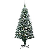  Umjetna božićna jelka s LED svjetlima i setom kuglica i češerima 240 cm | Eponuda.com