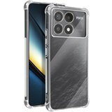 AVIZAR Ohišje za Xiaomi Poco F6 Pro Protiudarnostni prožni ojačani vogali, Prozorno, (5000015043) | Shoptok.si