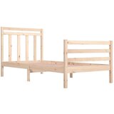  Posteljni okvir iz trdnega lesa 100x200 cm, (20647347) | Shoptok.si