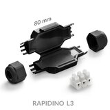 RayTech RAPIDINO L3 - mini spojnica IP68/IP69K konektor 3x2.5mm2 (pakovanje 3 kom) Cene
