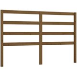  Uzglavlje za krevet boja meda 126 x 4 x 100 cm masivna borovina | shoptok.hr