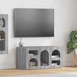 TV ormar Siva Sonoma 80 x 35 x 40 cm Konstruirano drvo | Eponuda.com
