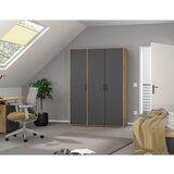 Rauch Möbel OMARA S KLASIČNIMI VRATI, siva, hrast artisan | Shoptok.si