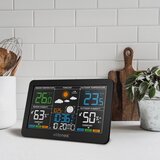  ELDONEX EWS-1010-BK - Meteostanica sa LCD displejem 2xAAA crna | Eponuda.com