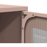vidaXL Highboard Pink 68x39x107 cm Steel | Shoptok.si
