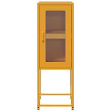 vidaXL Bivak gorčično rumena 36x39x107 cm Hladno valjano jeklo | Shoptok.si