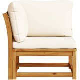 Kutna vrtna sofa s jastucima 73x73x65 cm masivno drvo bagrema | shoptok.hr