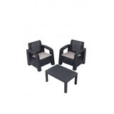 Hanah home baštenska garnitura olimpos 1+1+S takim anthracite Cene