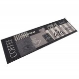 vidaXL Kuhinjska preproga pralna napis Coffee črna 45x150 cm žamet, (20825422) | Shoptok.si