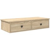 Maison Chic Stenska polica - Viseča Polica s predali sonoma hrast 80x34x17 cm inž. les, (21793639) Cene
