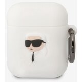 Karl Lagerfeld Airpods 1/2 White Ovitek Bela | Shoptok.si