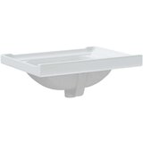 vidaXL Kupaonski umivaonik bijeli 61 x 48 x 23 cm pravokutni keramički | shoptok.hr