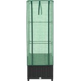  Povišena gredica s pokrovom za staklenik 40 x 40 x 139 cm | Eponuda.com