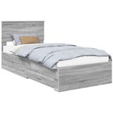  Okvir za krevet Siva Sonoma 90 x 200 cm Konstruirano drvo | shoptok.hr