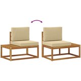  Set vanjskih sofa s jastukom 5 Komad Prirodna i bež | shoptok.hr