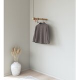LIND DNA Stenski obešalnik iz masivnega hrasta v naravni barvi 50 cm Swing – | Shoptok.si