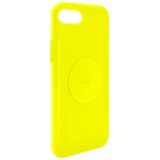 Puro Školjka za Apple Iphone 6 / 7 / 8 / Se / Se 2020 Silikonska serija Icon s kovinsko ploš?o, Rumena, (21373161) Cene