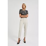 Moodo Elegant women's trousers in beige color | shoptok.hr
