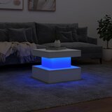  Stolić za kavu s LED svjetlima bijeli 50 x 50 x 40 cm | Eponuda.com