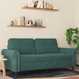  The Living Store Dvosed temno zelen 140 cm žamet - Dvosed, (21446571) Cene