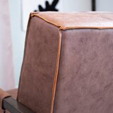 MID.YOU FOTELJ, rjavosiva tekstil | Shoptok.si