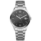 Pierre Ricaud muški safir datum sivi srebrni quartz elegantni ručni sat sa srebrnim metalnim kaišem Cene